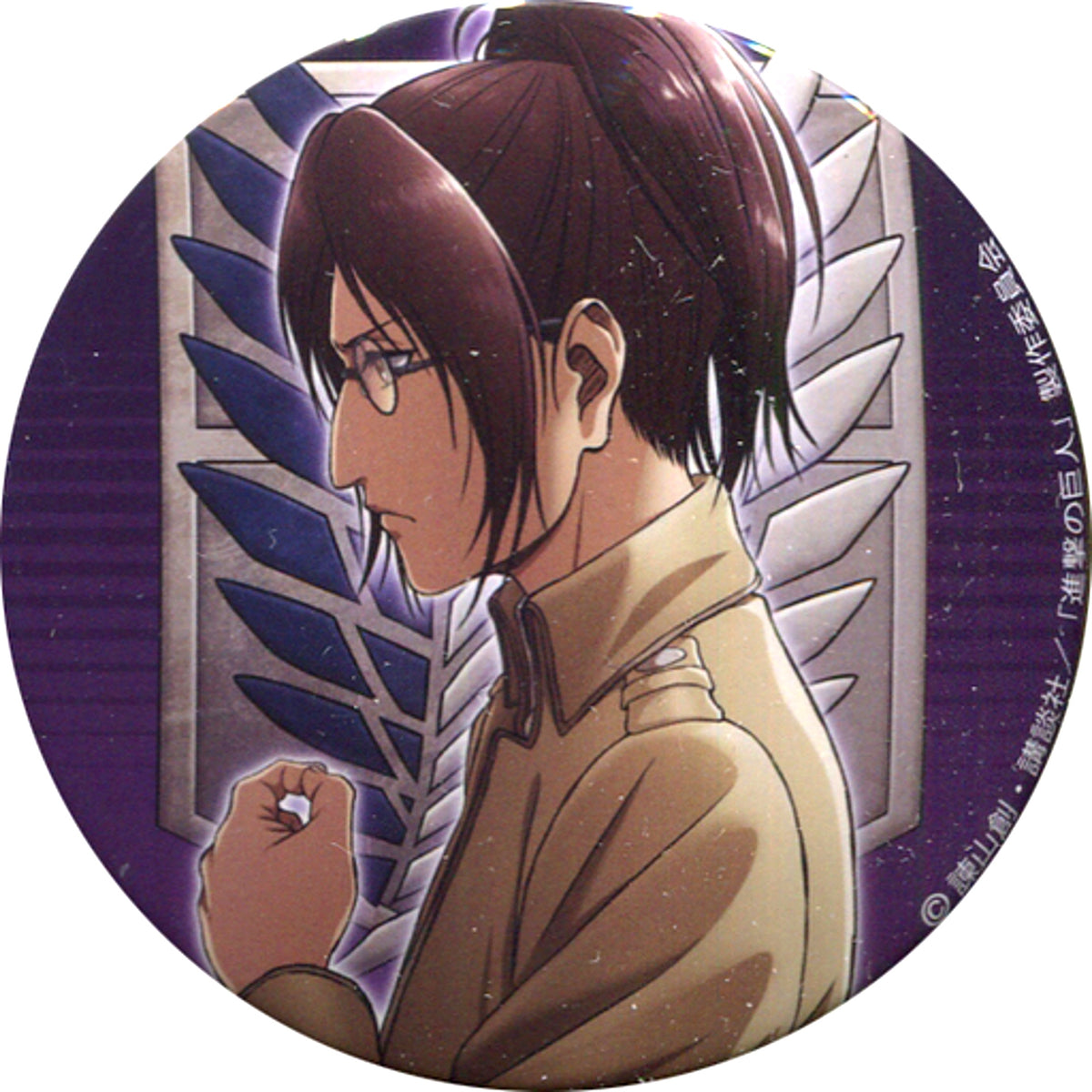 Hange Zoe Attack on Titan season3 Character Button Collection [USED]