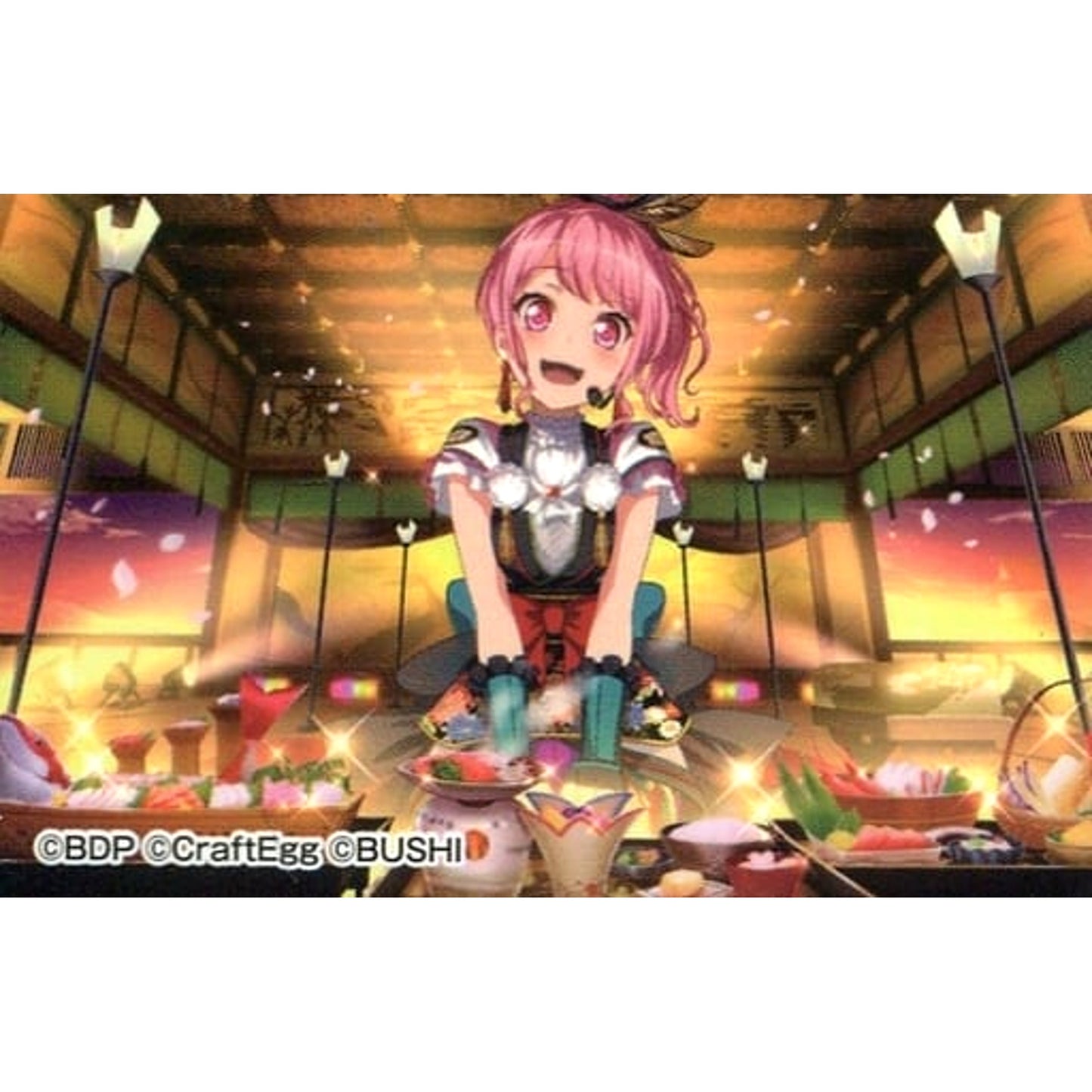 BanG Dream! Girls Band Party! Aya Maruyama Square Badge LAWSON Limited Buttons [USED]