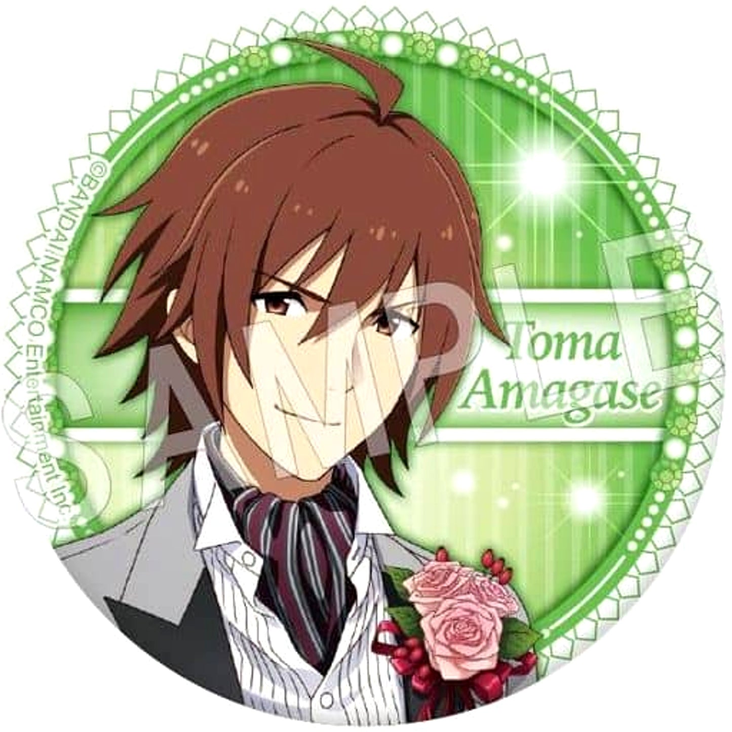 Toma Amagase THE IDOLM@STER SideM Random Button Wedding Night Ver. [USED]