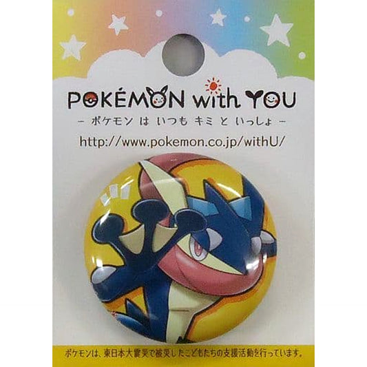 Greninja Gekkouga with You Pokemon Pokemon Center Limited Button Thank You for Your Support [USED]