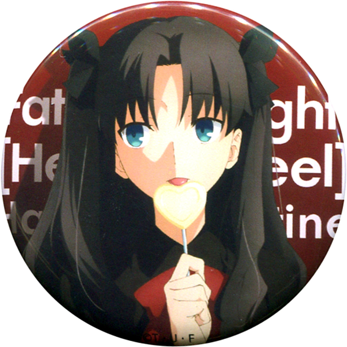 Rin Tohsaka Fate/stay night Heaven's Feel Movie WHITE DAY EVENT 57mm Button [USED]