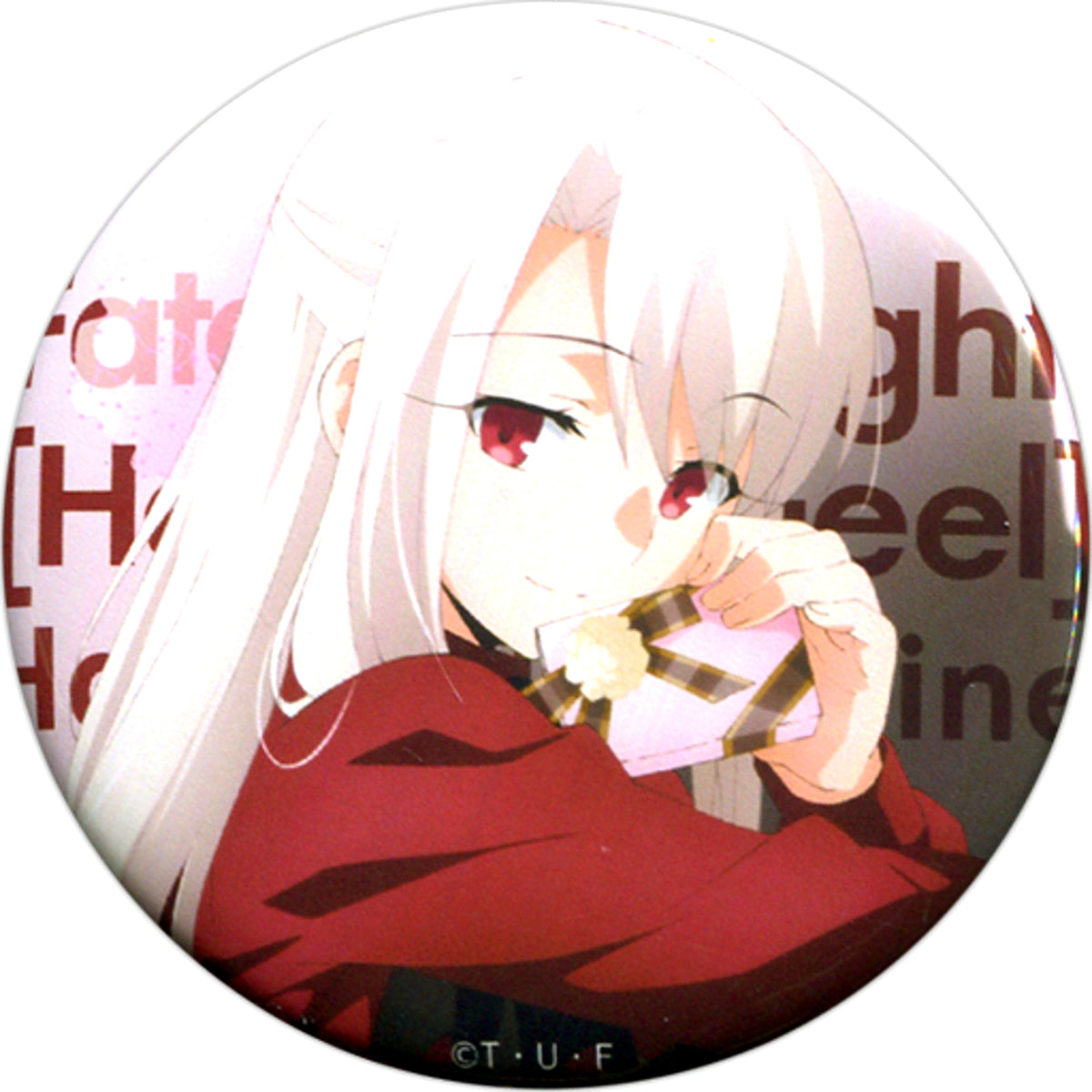 Illyasviel von Einzbern Fate/stay night Heaven's Feel Movie WHITE DAY EVENT 57mm Button [USED]
