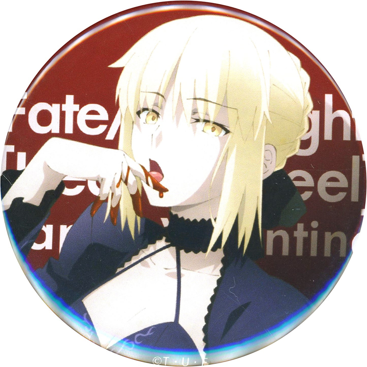 Saber Alter Fate/stay night Heaven's Feel 57mm Button WHITE DAY EVENT [USED]