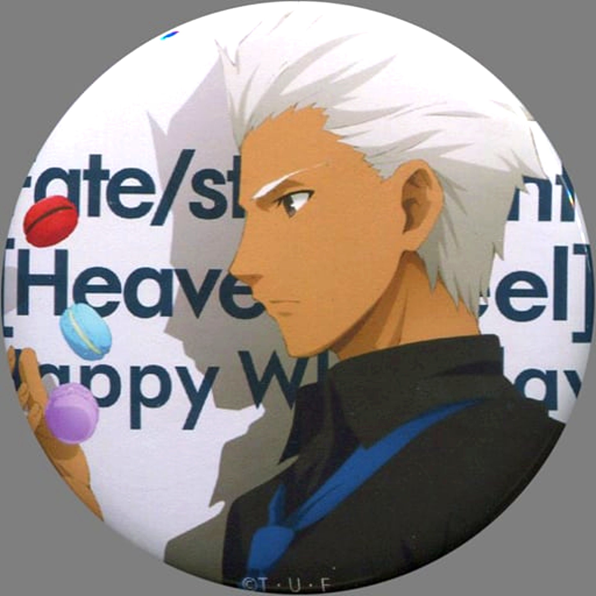 Archer Fate/stay night Heaven's Feel 57mm Button WHITE DAY EVENT [USED]