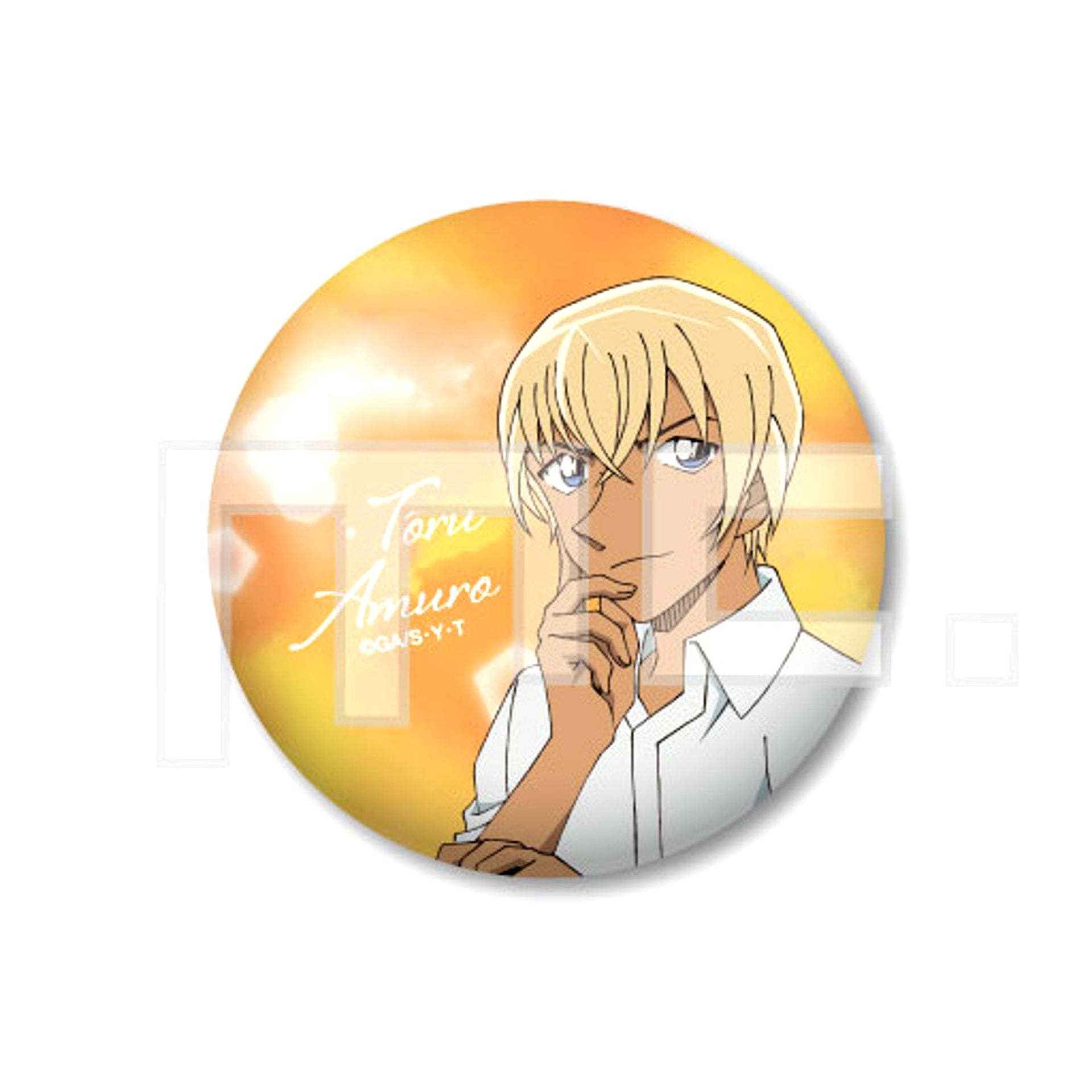 Toru Amuro Detective Conan Person Ruining Series Goods Button [USED]