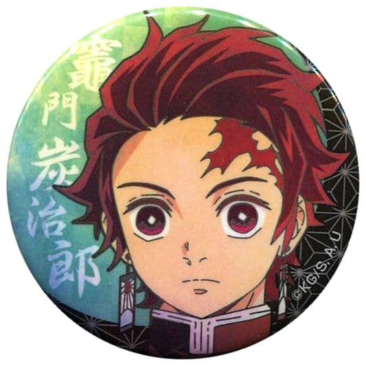 Demon Slayer: Kimetsu no Yaiba Tanjiro Kamado B Can Badge Buttons [USED]
