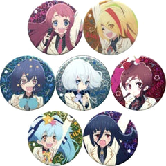 Zombie Land Saga Sakura Minamoto & Others Trading Can Badge Live Franchouchou Minna de Orabo! Limited All 7 Types Set Buttons [USED]