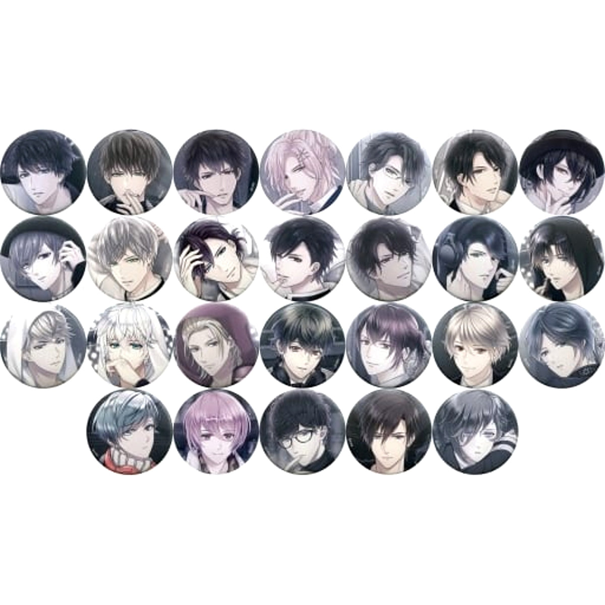 Stand My Heroes Itsuki Aoyama & Others Addiction Trading Can Badge Animejapan 2019 Limited All 26 Types Set Buttons [USED]