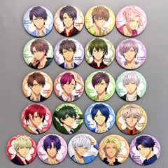 Stand My Heroes Itsuki Aoyama & Others Can Badge Set ACT.2 Animejapan 2019 Limited All 21 Types Set Buttons [USED]