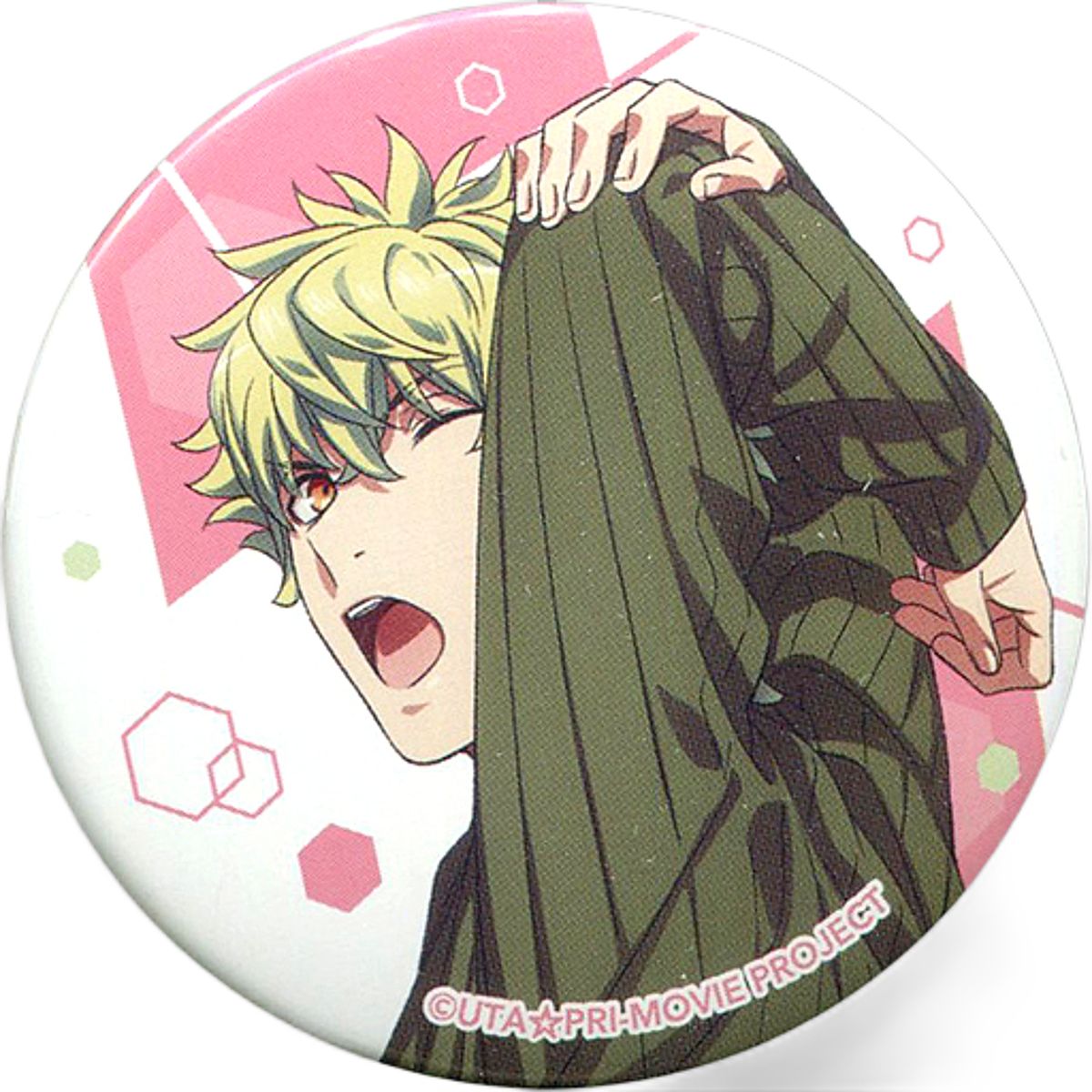 Yamato Hyuga Uta no Prince Sama: Maji Love Kingdom Trading Tin Badge Private Morning Series RAGING Ver. Animejapan 2019 Limited Can Badge [USED]