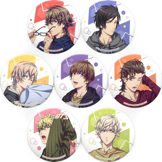 Eiichi Otori , etc. Uta no Prince Sama: Maji Love Kingdom Trading Tin Badge Private Morning Series RAGING Ver. Animejapan 2019 Limited All 7 Types Set Can Badge Can Badge [USED]