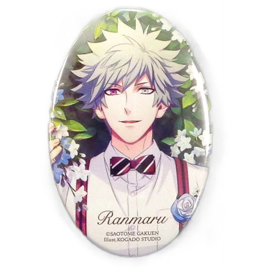 Ranmaru Kurosaki Uta no Prince Sama Trading Oval Can Badge Secret Garden Party Ver. Can Badge [USED]