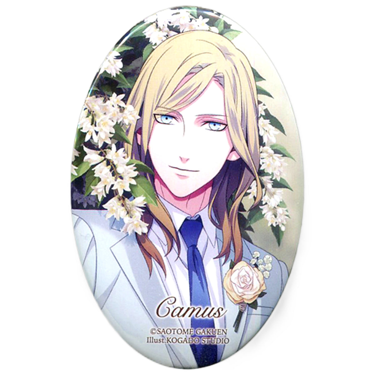 Camus Uta no Prince Sama Trading Oval Can Badge Secret Garden Party Ver. Can Badge Can Badge [USED]