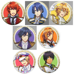 Uta no Prince Sama Tokiya Ichinose & Others 56mm Can Badge Key Visual Starish Secret Party Limited All 7 Types Set Buttons [USED]