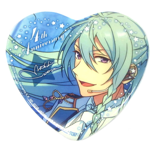 Wataru Hibiki Ensemble Stars! Heart Shaped Big Button 4th Anniversary Vol.2 [USED]