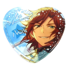 Ensemble Stars! Madara Mikejima Heart Shaped Big Can Badge 4th Anniversary Vol.2 Buttons [USED]