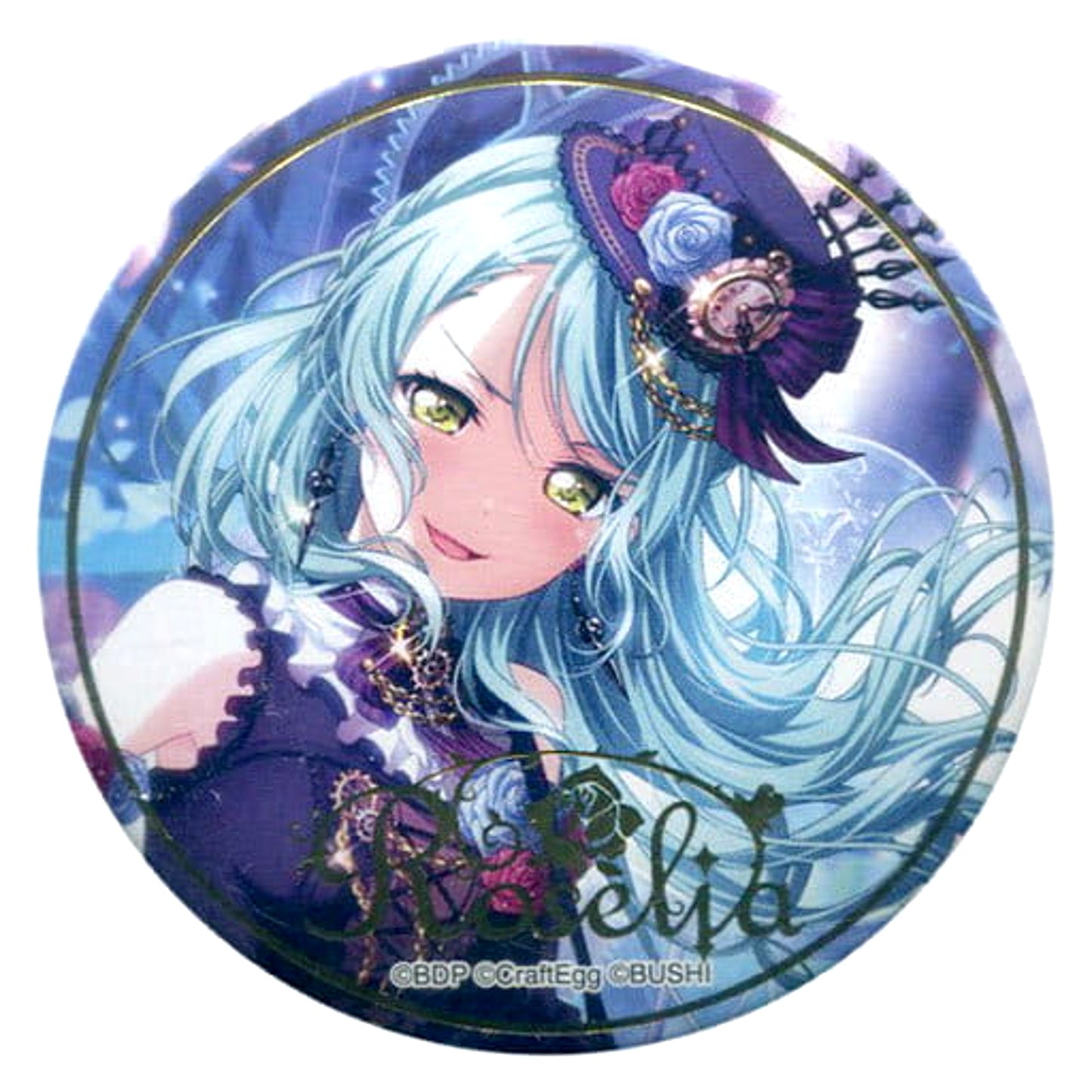 BanG Dream! Girls Band Party! Sayo Hikawa Trading Can Badge Vol.3.5 Anime Japan 2019 Limited Buttons [USED]