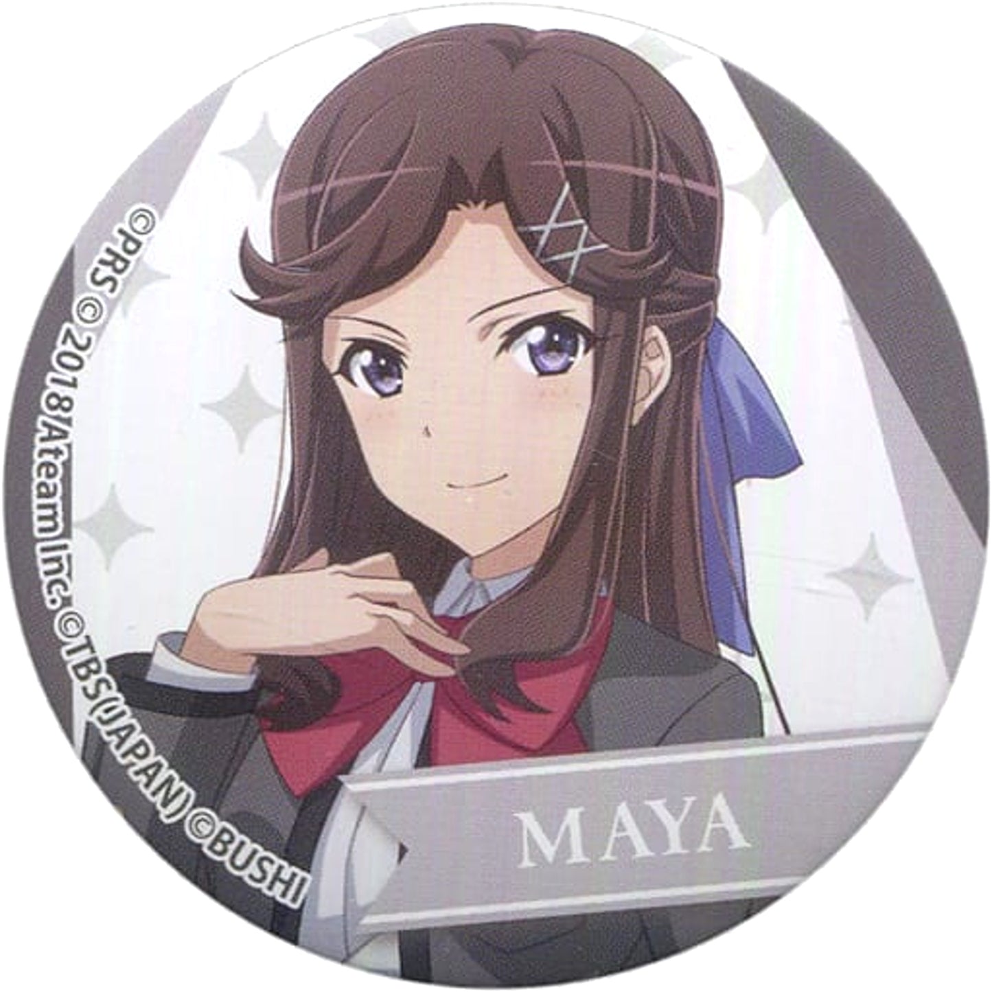 Revue Starlight Re Live Maya Tendo Trading Can Badge School Uniform Ver. Anime Japan 2019 Limited Buttons [USED]