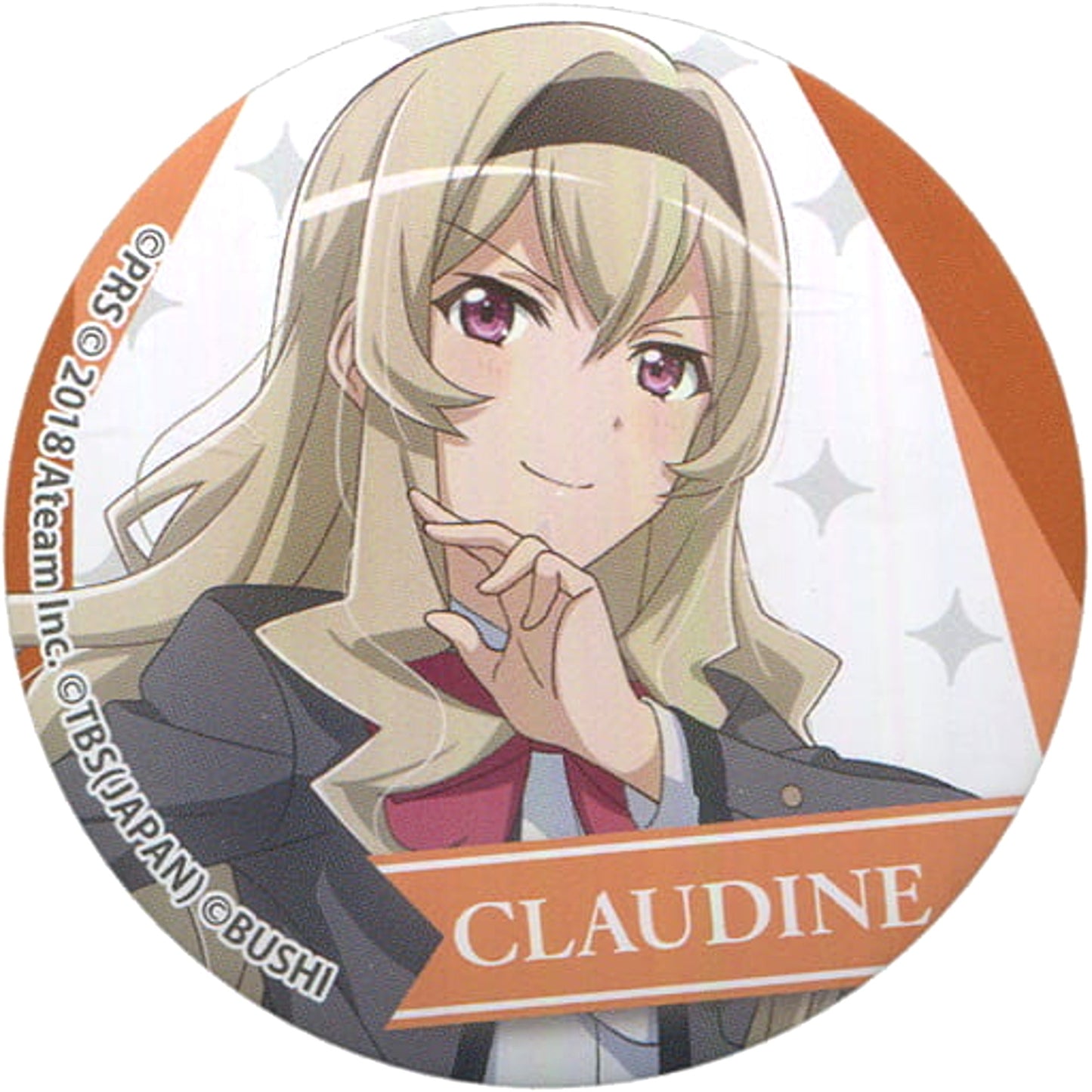 Revue Starlight Re Live Claudine Saijo Trading Can Badge School Uniform Ver. Anime Japan 2019 Limited Buttons [USED]