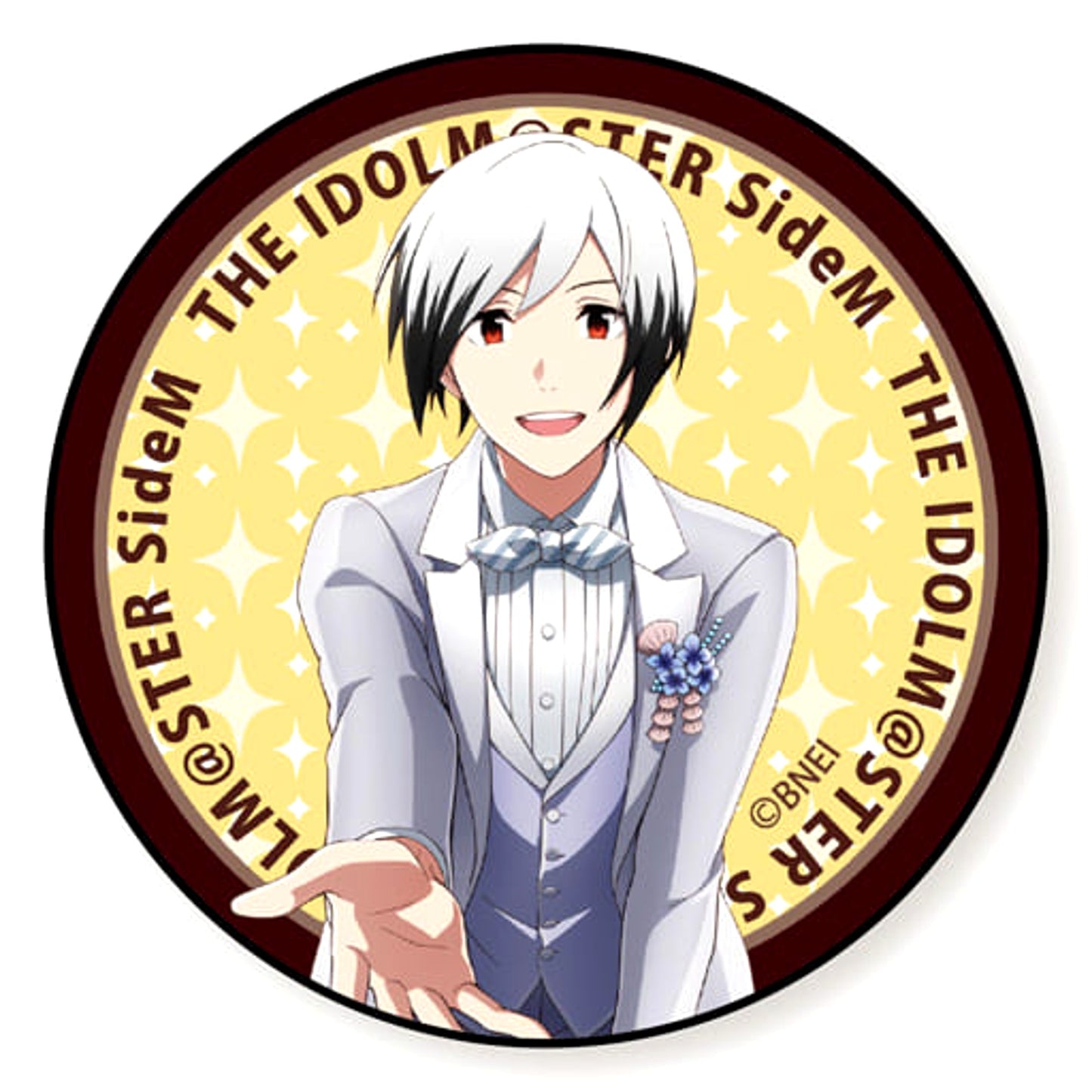 THE IDOLM@STER SideM LIVE ON ST@GE! Sora Kitamura Trading Can Badge Type: Mental Buttons [USED]