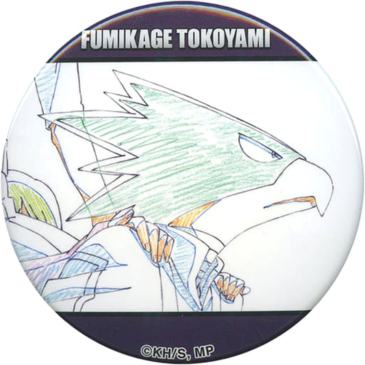 My Hero Academia Fumikage Tokoyami Character Badge Collection Key Frame Buttons [USED]