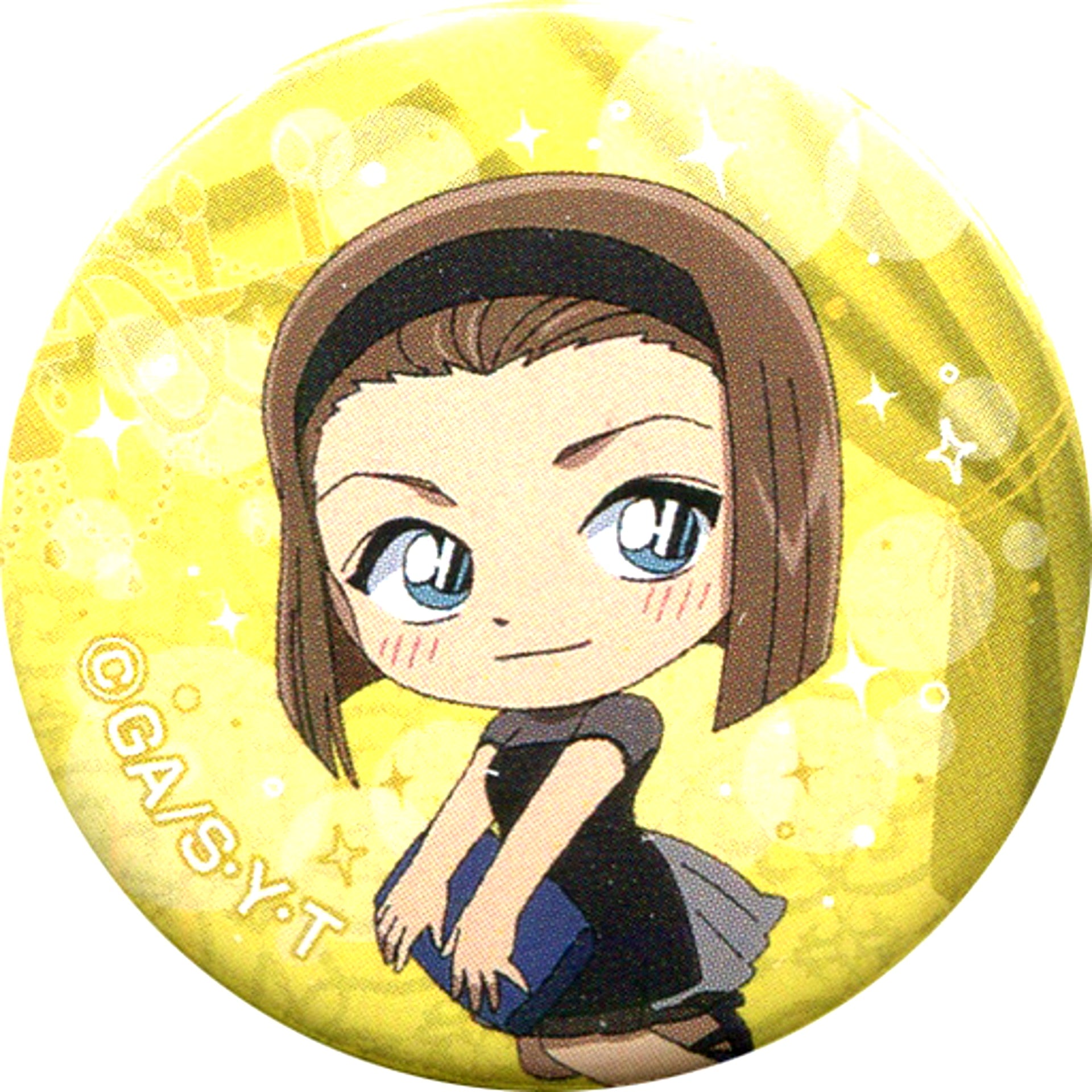 Sonoko Suzuki Mini Character Detective Conan Cafe 2019 Original Mini Button Takeout Cup Drink Order Bonus [USED]