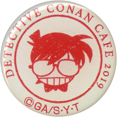 Detective Conan Conan Edogawa Lapel Pin Detective Conan Cafe 2019 Limited Buttons [USED]