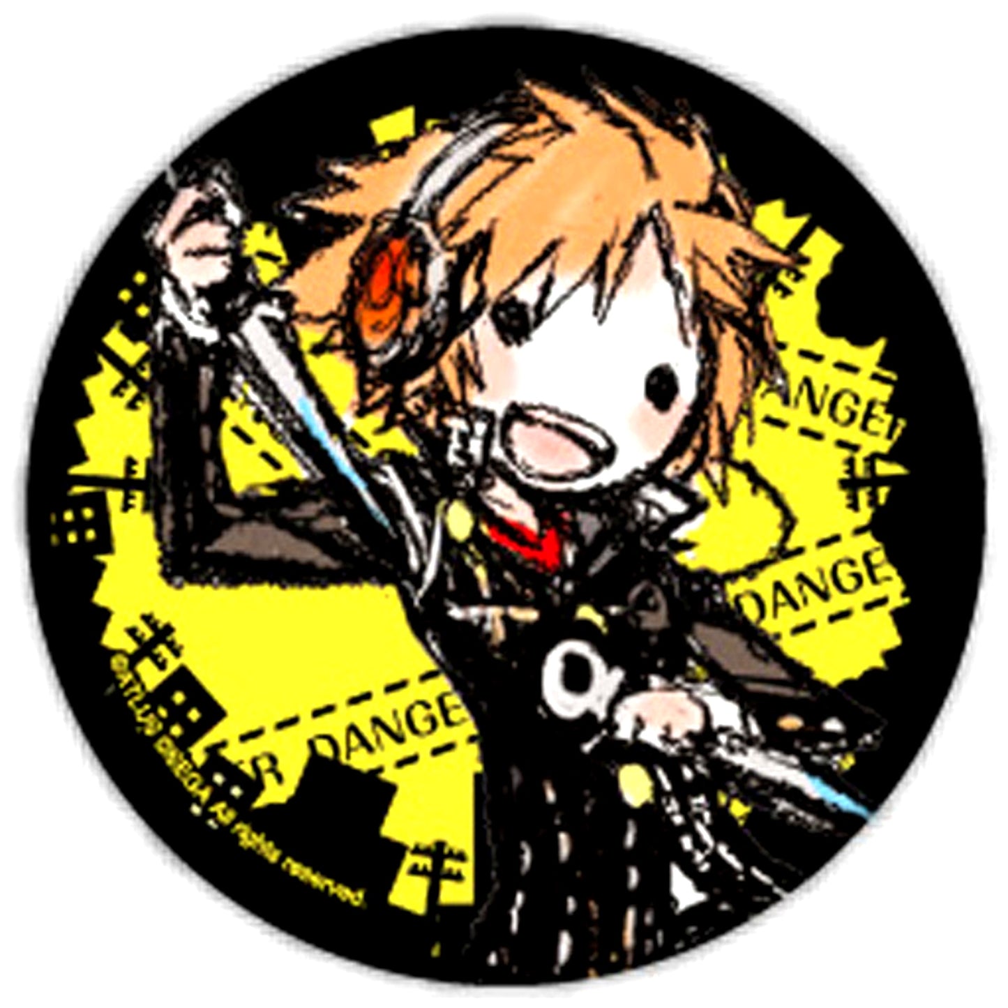 Yosuke Hanamura Persona 4 The Golden Button 01 GraffArt Design [USED]