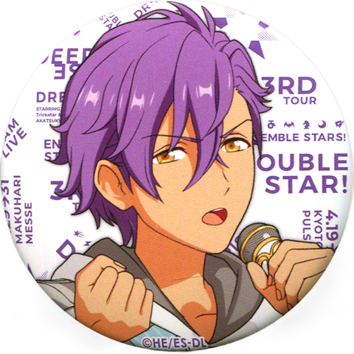 Adonis Otogari Ensemble Stars! Dream Live 3rd Tour Double Star! Character Badge Collection Ver.A Can Badge [USED]