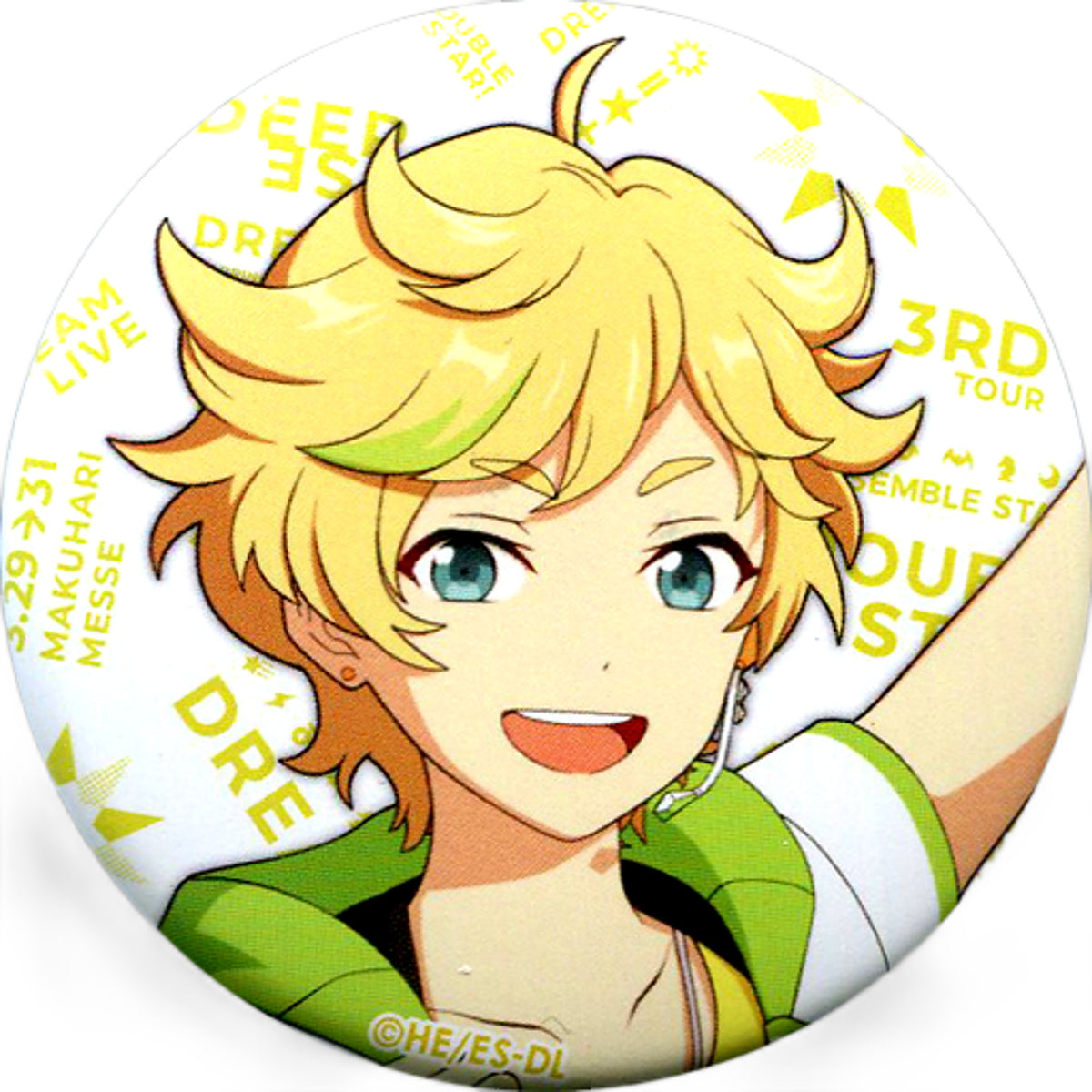 Sora Harukawa Ensemble Stars! Dream Live 3rd Tour Double Star! Character Badge Collection Ver.B Can Badge [USED]