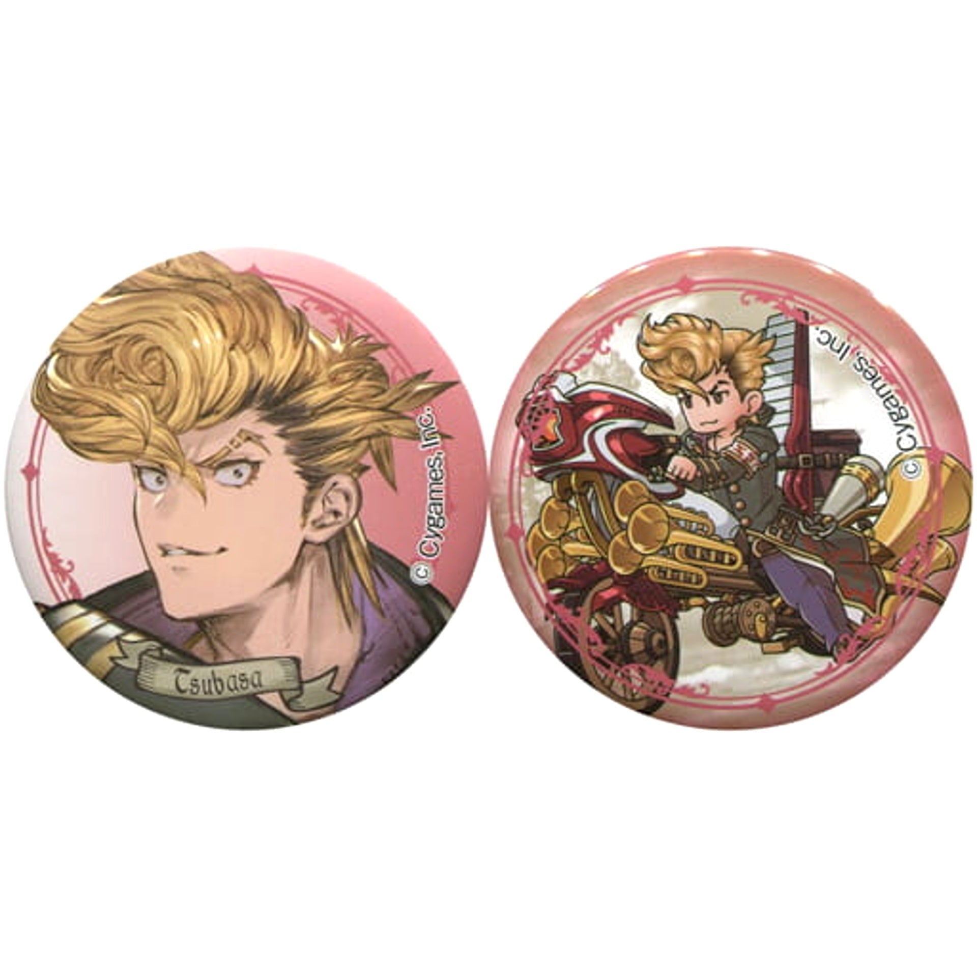 Granblue Fantasy Tsubasa Atari Kuji Part 2 Can Badge Set Set of 2 Buttons [USED]