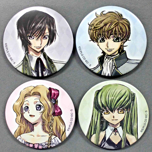 Set of 4 Code Geass Lelouch of the Rebellion Orchestra Concert Button [USED]