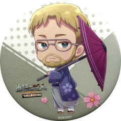 Attack on Titan Zeke Yeager Original Can Badge Gacha Cherry Blossom Viewing The Scout Regiment Limited Buttons [USED]