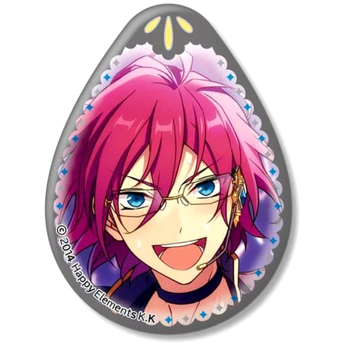 Ensemble Stars! Ibara Saegusa Petal Can Badge Collection Part 2 Buttons [USED]