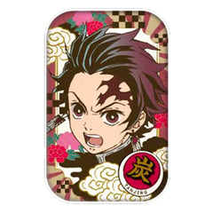 Demon Slayer: Kimetsu no Yaiba Tanjiro Kamado B Round Squiare Can Badge Buttons [USED]