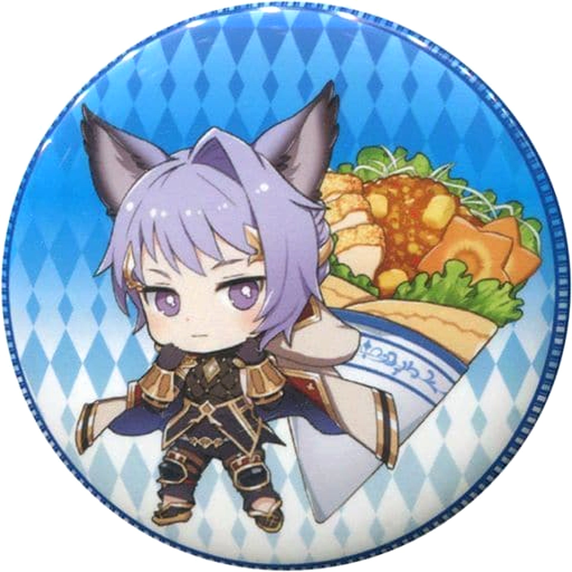 Granblue Fantasy Feower Trading Can Badge Characre! Meets Granblue Fantasy 1st Edition Limited Buttons [USED]