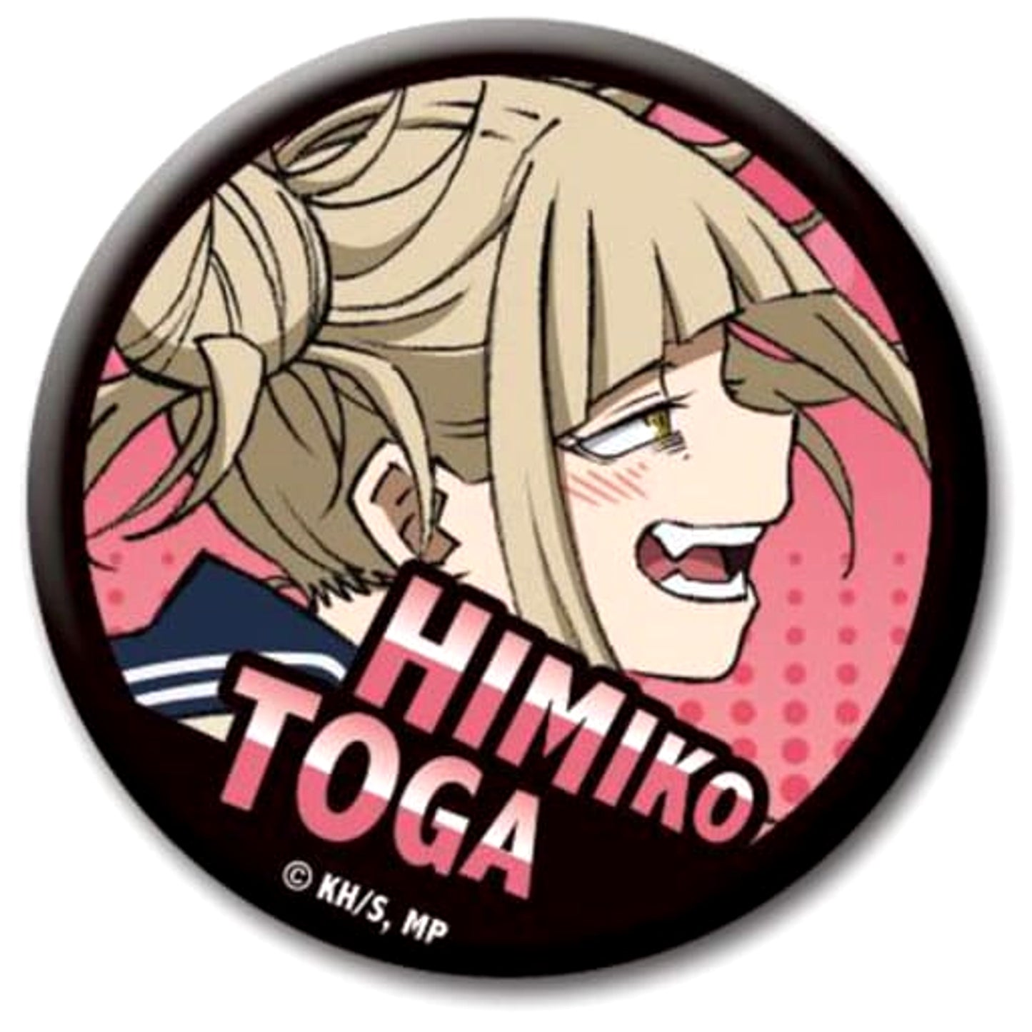 My Hero Academia Toga Himiko Trading Can Badge VS Villain Buttons [USED]