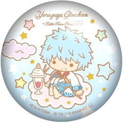 Gintama Gintoki Sakata Puni Puni Can Badge Sanrio Characters Collaboration Buttons [USED]