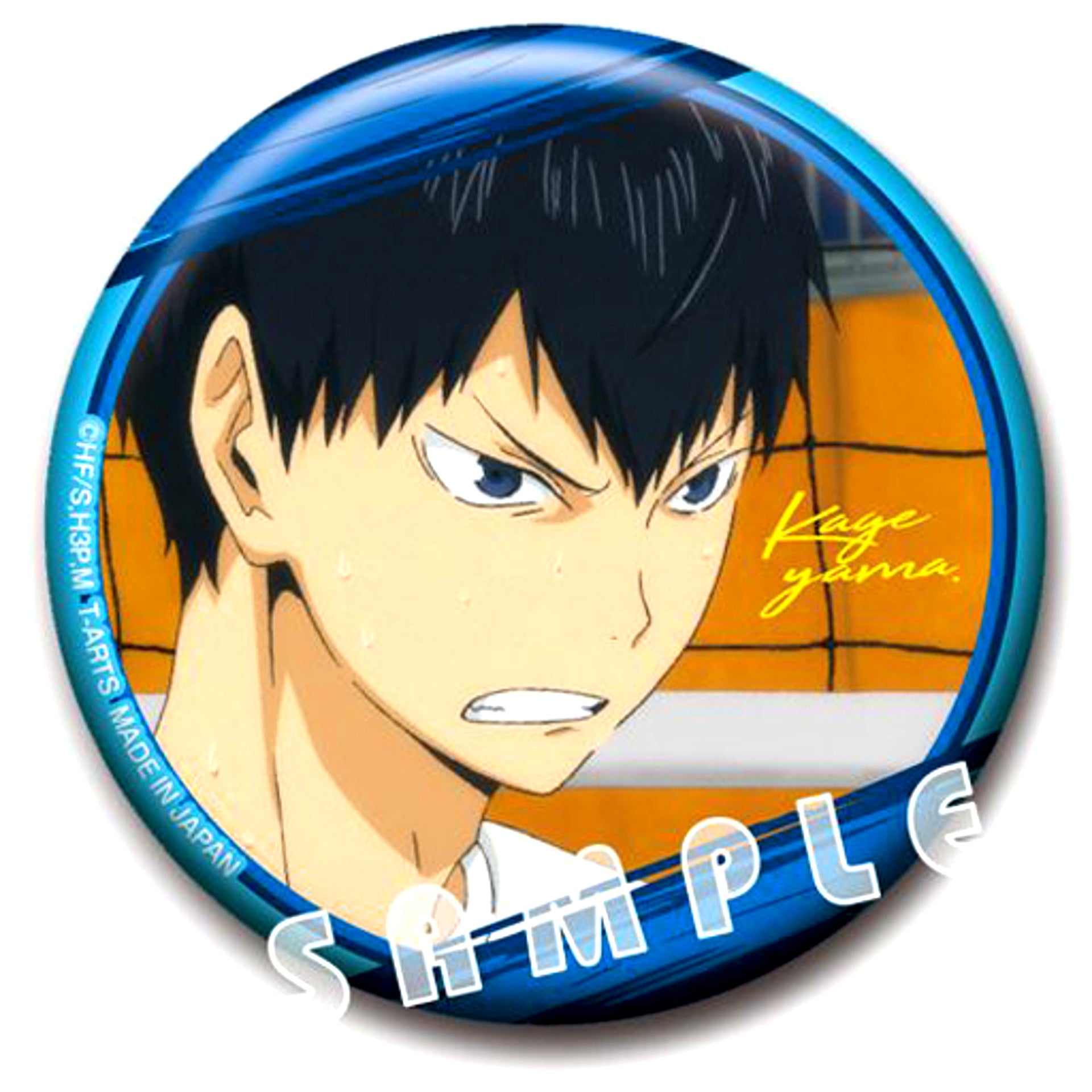 Tobio Kageyama Haikyu!! Karasuno High School VS Shiratorizawa Academy Passion Button 4 [USED]