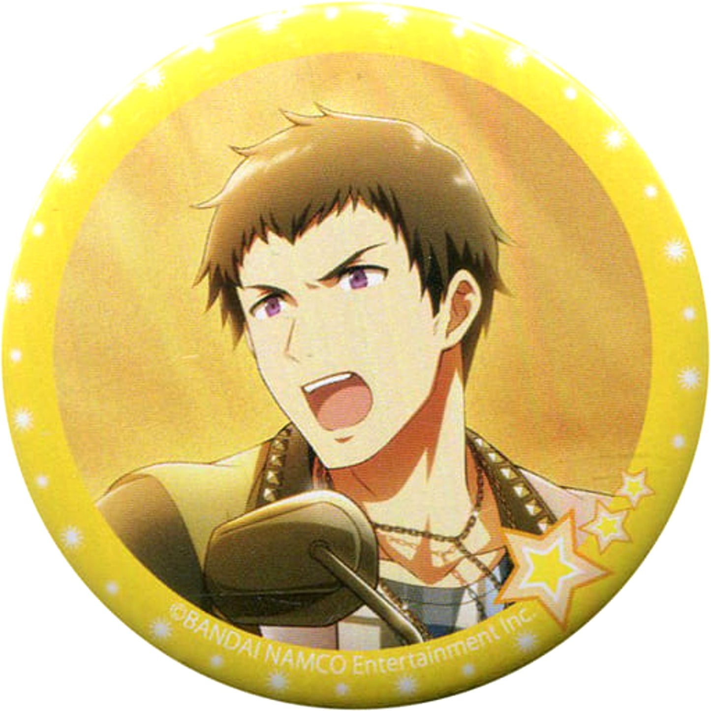 THE IDOLM@STER SideM Seiji Shingen Can Badge Mental Ver. Buttons [USED]