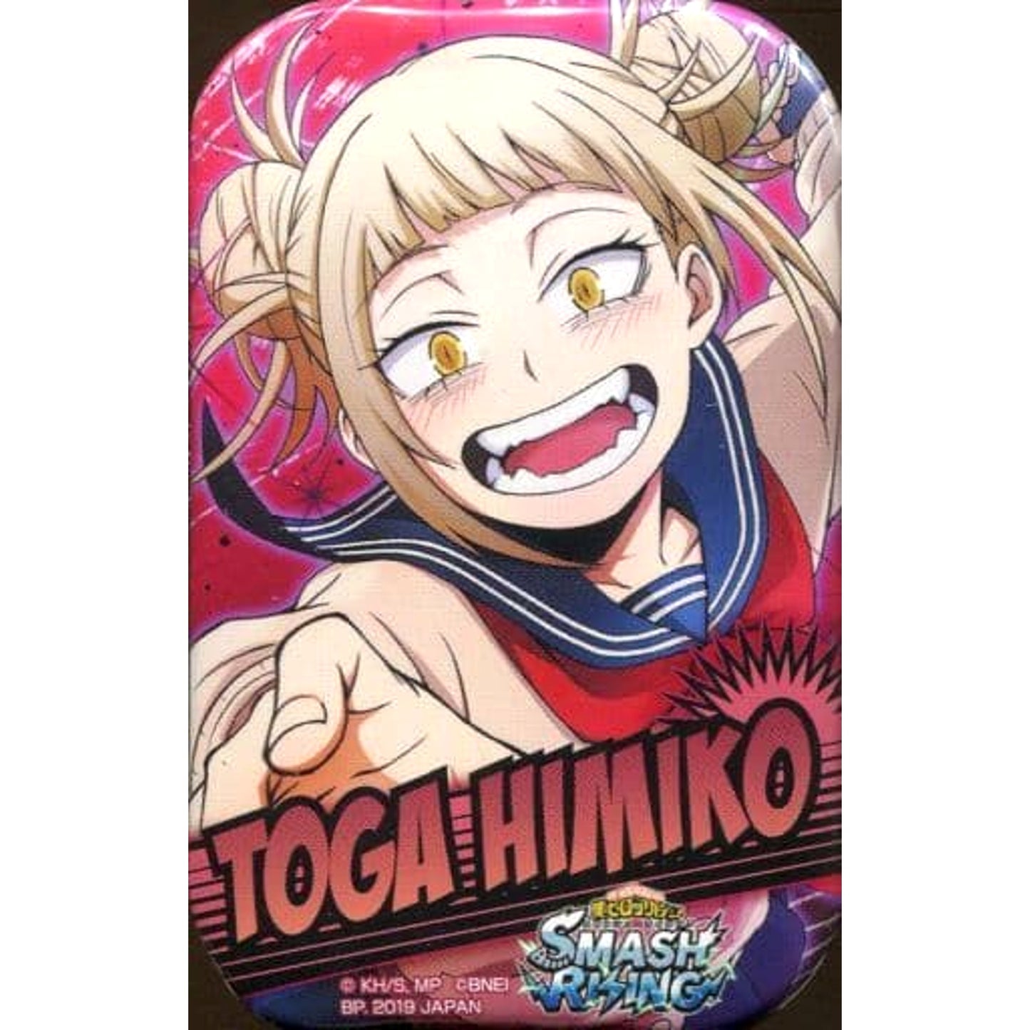 Toga Himiko My Hero Academia Square Shaped Button Amusement Ichiban Cafe Smash Rising Collaboration Part 2 Limited [USED]