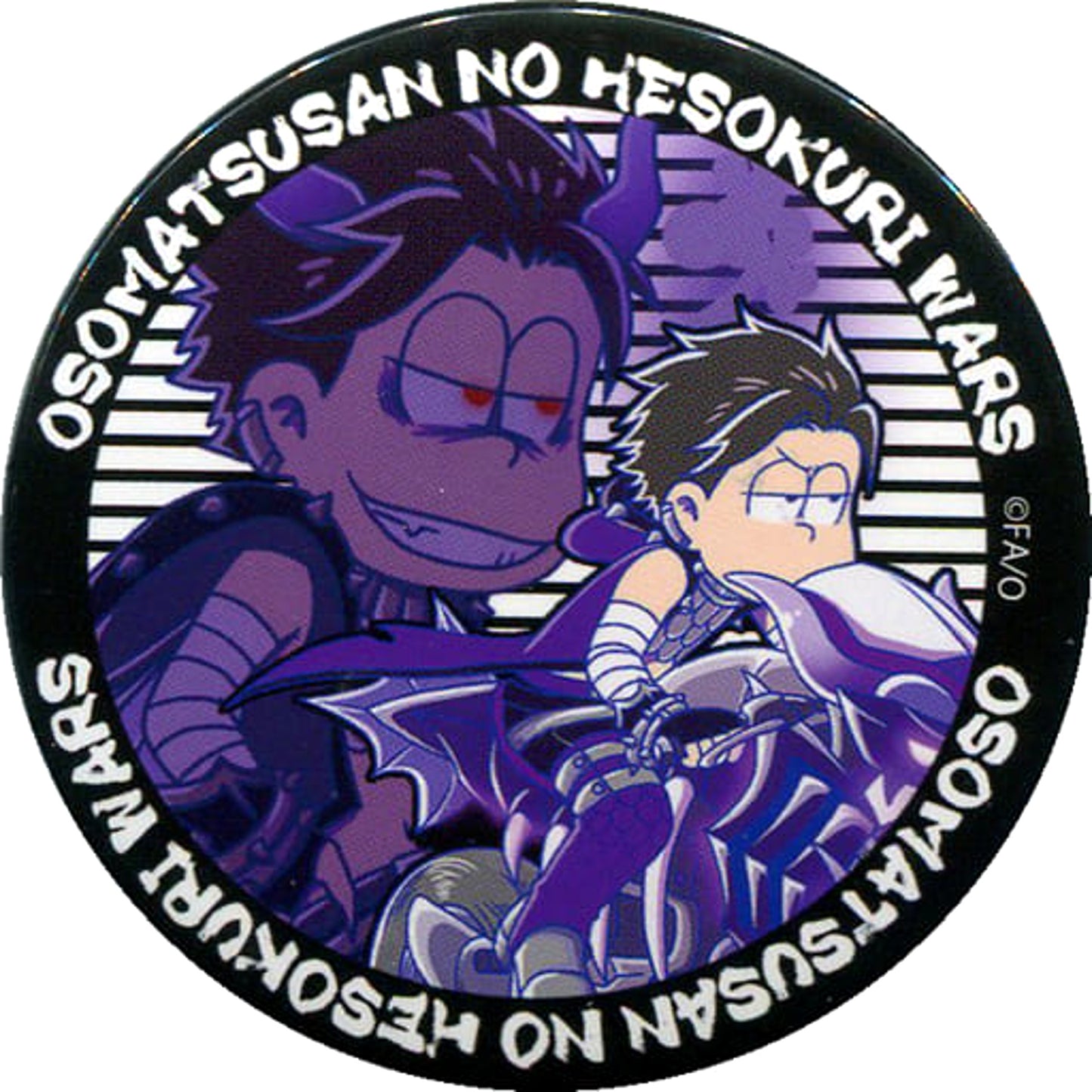 Ichimatsu Devil Rider Osomatsu san no Hesokuri Wars Random Button Osomatsu-san @ Dash Store Pop-Up in Hiroshima Exclusive [USED]