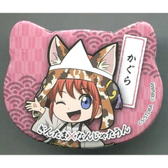 Gintama Kagura Cat Shaped Can Badge Collection Namja Town 2019 Ghost Story Welcome Gintama Ryokan Limited Buttons [USED]