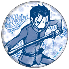 Rurouni Kenshin Hajime Saito Graph Art Design Can Badge 01 Buttons [USED]