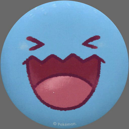 Pokemon Wobbuffet Face Secret Minna de Sonansu! Can Badge Collection Pokemon Center Limited Buttons [USED]