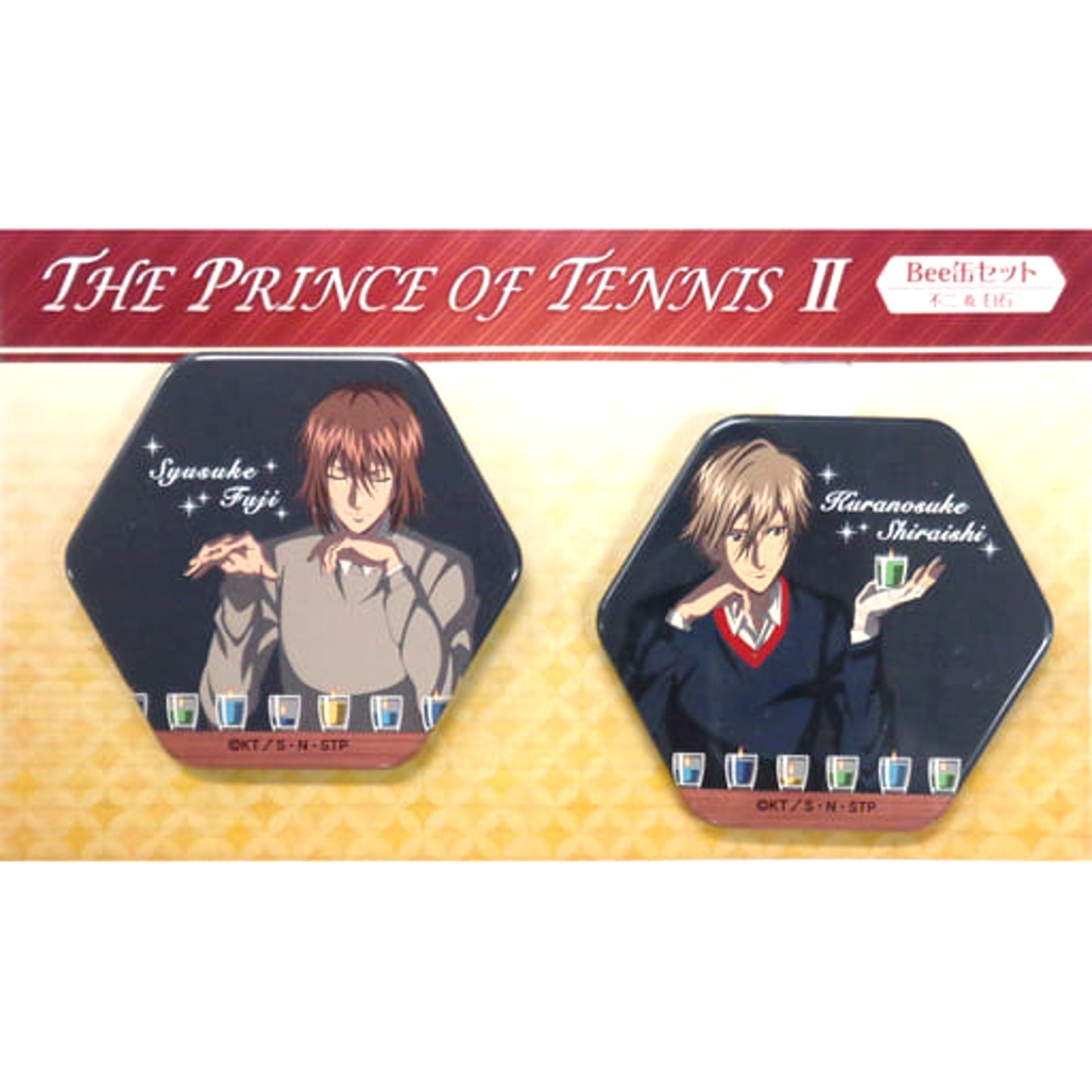 The New Prince of Tennis Shusuke Fuji Kuranosuke Shiraishi Jump Festa 2017 Limited Buttons [USED]