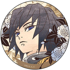 Demon Slayer: Kimetsu no Yaiba Giyu Tomiokau Can Badge Buttons [USED]