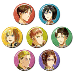 Attack on Titan Ellen Yeager & Others Ani-Art Trading Can Badge Vol.2 All 7 Types Set Buttons [USED]