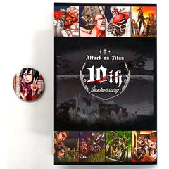 Attack on Titan Mikasa Ackerman Original Can Badge Bessatsu Shonen Magazine Limited May 2019 Issue Supplement Comes with Special Case Buttons [USED]