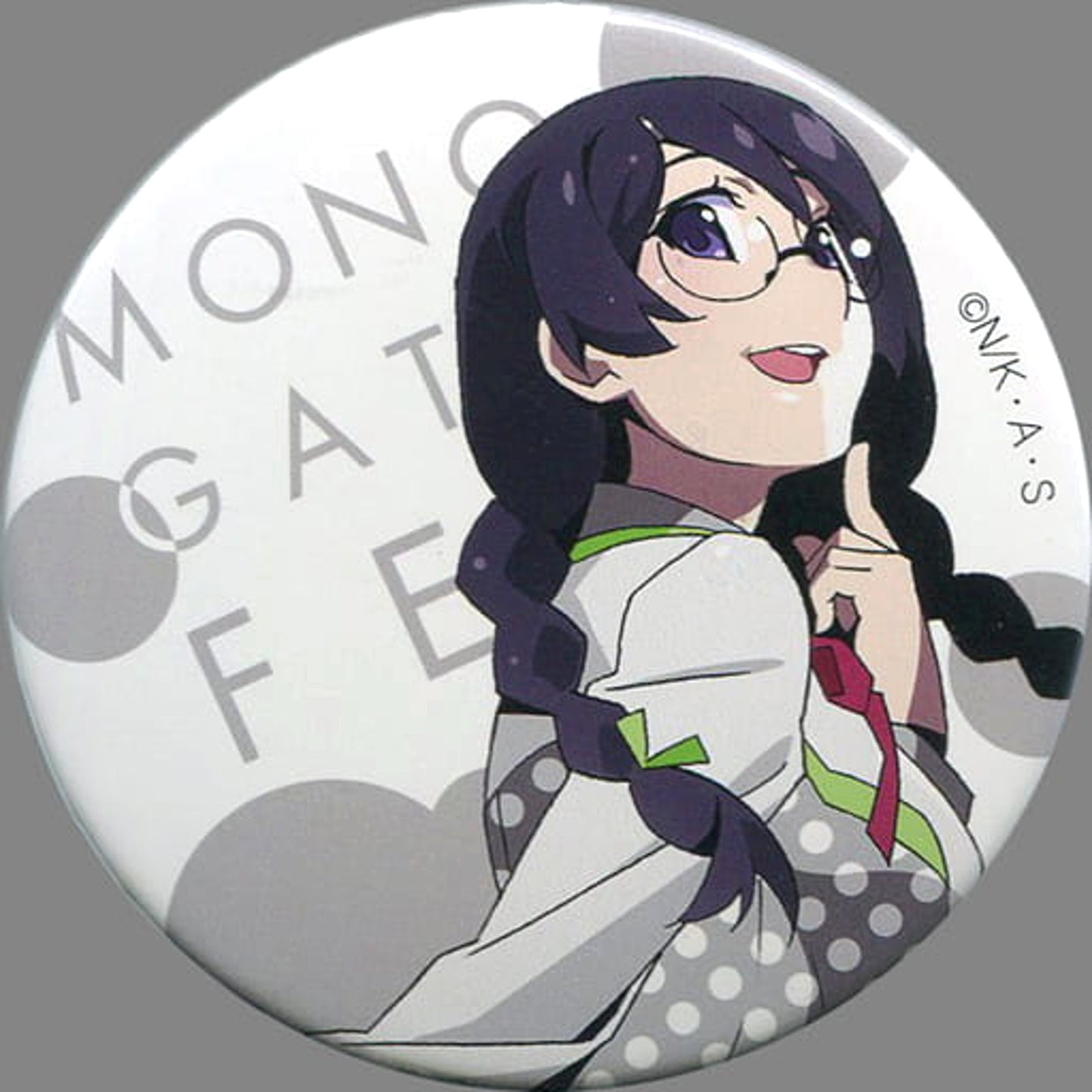 Tsubasa Hanekawa Monogatari Series Random Button Monogatari Fes 10th Anniversary Story Limited [USED]